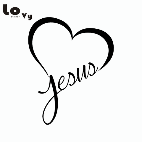 Love Jesus Auto Decal
