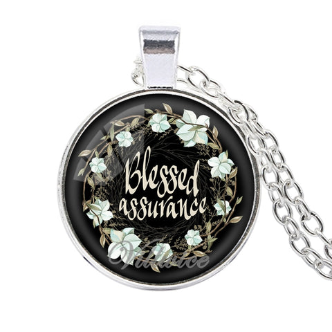 Blessed Assurance  Pendant Necklace