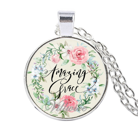 Amazing Grace  Pendant Necklace